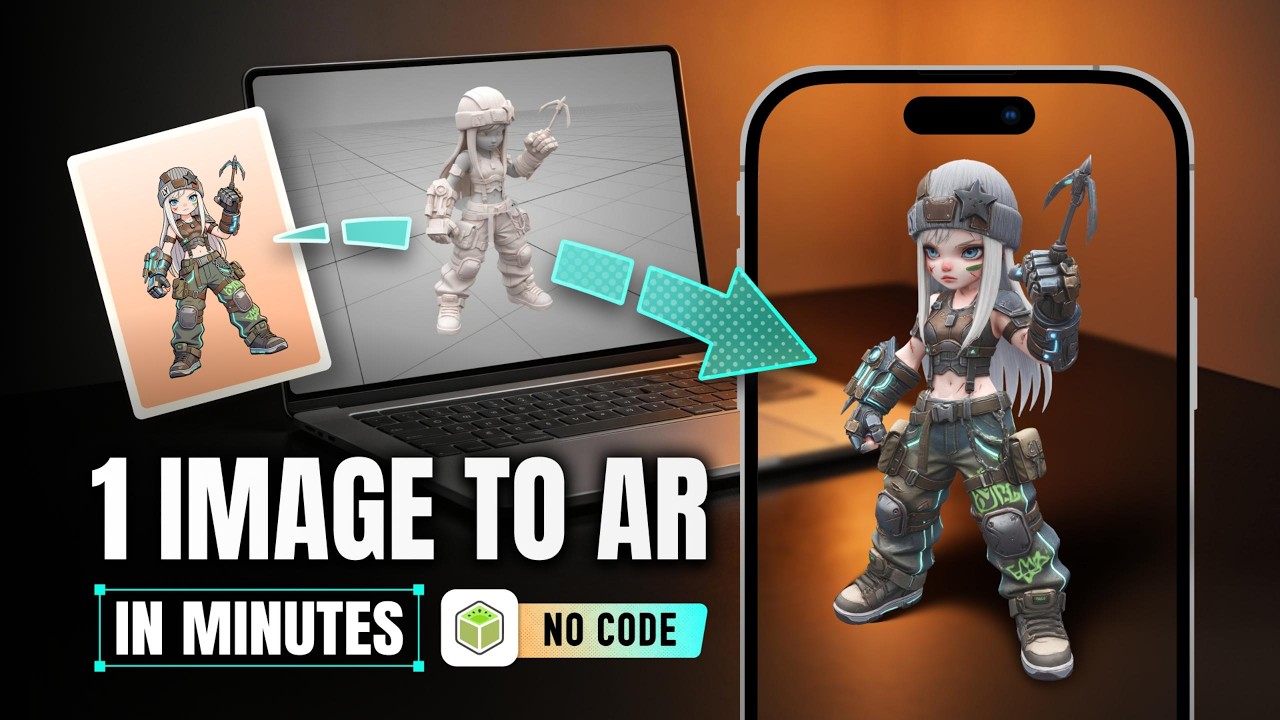 From Image to 3D to AR | Kivicube AI Model Generator Tutorial