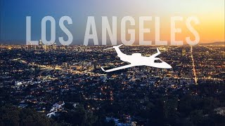Los Angeles at Night [Aerial] ASMR w/ Shout Out
