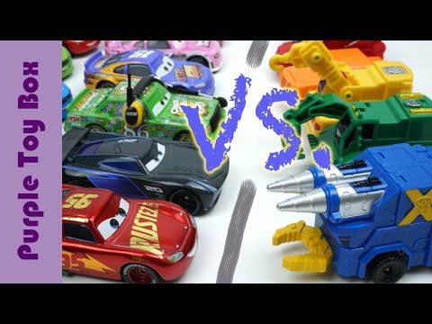Disney Car 3 Vs  Carbot Mini Track Car Toys Carbot Track Playset