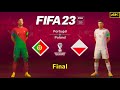 FIFA 23 - PORTUGAL vs. POLAND - FIFA World Cup Final - Ronaldo vs. Lewandowski - PS5™ [4K]