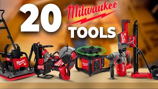 20 Milwaukee Tools That Every Construction Worker Must Have