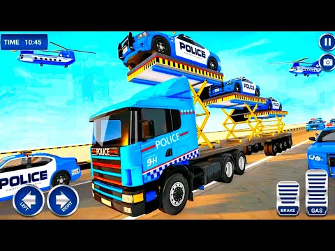 Transporting Compact SUV in Cargo Plane - Police Car Transporter Simulator #2 - Android Gameplay