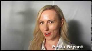 Just Celebrity Magazine exclusive interview with Petra Bryant video