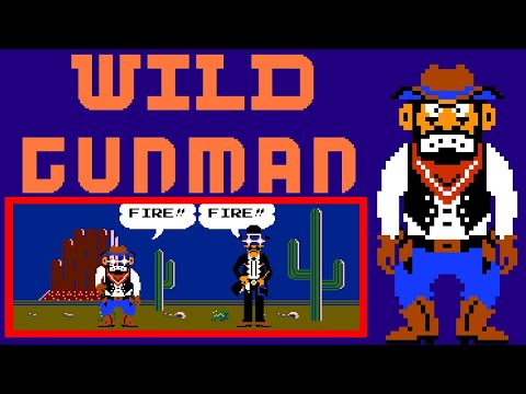 Wild Gunman (FC · Famicom light gun / NES Zapper) original video game | Game A, B and C session 🎮