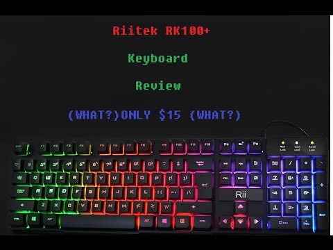 Rii RK100+ Multiple Color Rainbow LED Backlit Large Size USB Wired Mechanical Feeling Multimedia PC Gaming Keyboard,Office Keyboard for Working or Primer Gaming,Office Device video review thumbnail