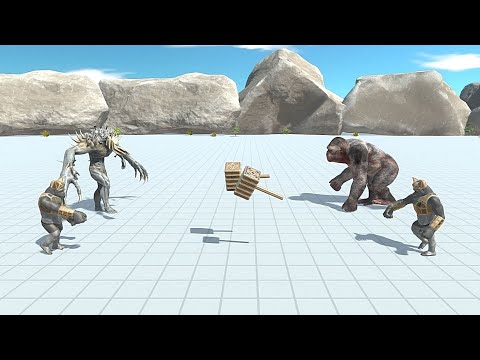 SCOURGE WITH GHOR HAMMER VS BOSS & MINIBOSS - Animal Revolt Battle Simulator