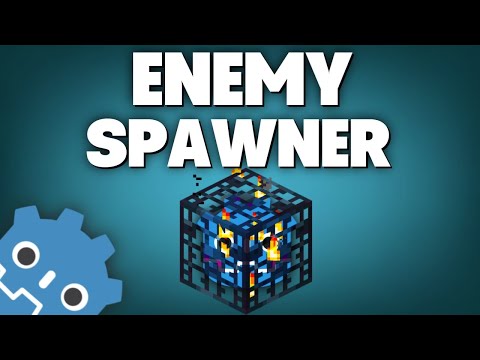 HOW TO MAKE AN ENEMY SPAWNER in GODOT (1 minute)
