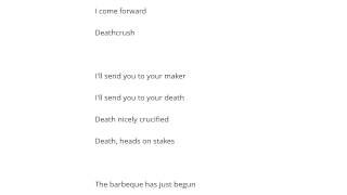 Behemoth   Deathcrush Şarkı Sözü