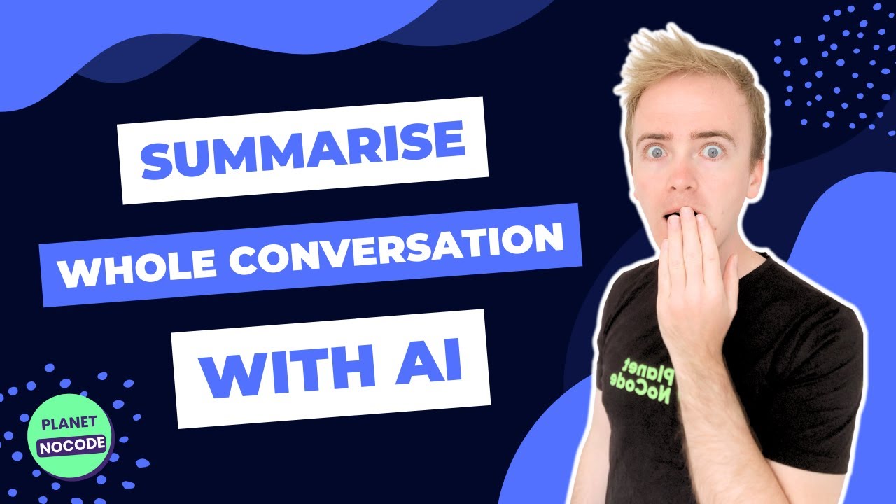 How to summarise a whole conversation with AI in Bubble.io thumbnail
