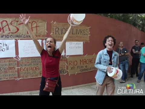 ENCOB 2022 - Manifestação espontânea a favor dos RIOS LIVRES e contra as PCH´s e a PL 4546, ago22.