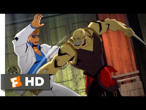 Mortal Kombat Legends: Scorpion's Revenge (2020) - Johnny Cage vs. Baraka Scene (2/6) | Movieclips