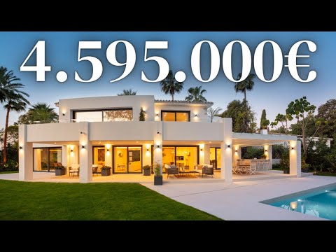 Visita di una villa pensata per i golfisti a Nueva Andalucia, Marbella