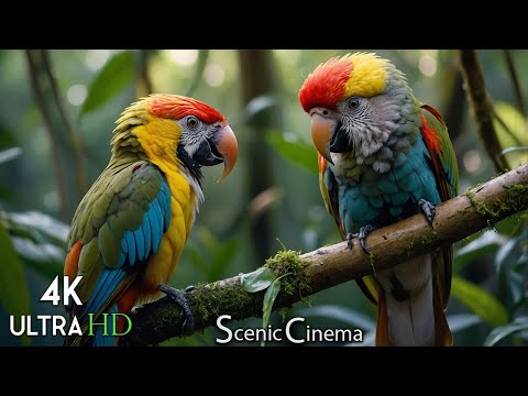 Queen Of Forest Animals: Jungle Birds Captured in 4K - Scenic Film In The Worlds Of Birds Life