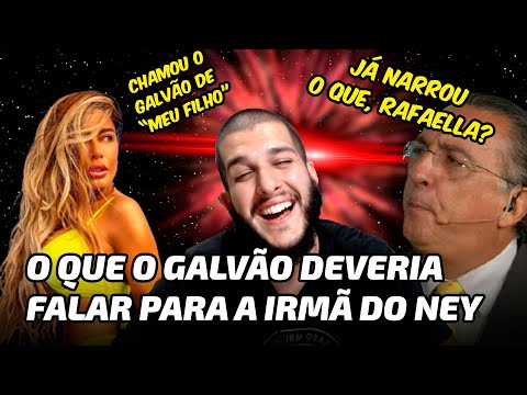 CERTEZAS SIMULA A RESPOSTA DO GALVÃO PARA A RAFAELLA (IRMÃ DO NEYMAR) - CORTES DO CERTEZAS