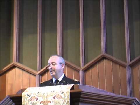 Lt  Colonel Ted Godwin Guest Preacher 07 03 2011