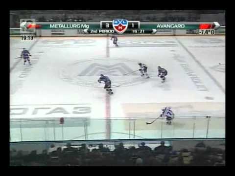 KHL. Gagarin Cup 2011. 2nd round. 3rd match. Metallurg Mg — Avangard 3:6