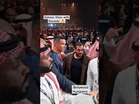Jab #tiger #salmankhan met #goat #ronaldo 🔥 #shorts