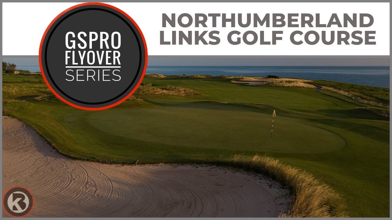 Watch Northumberland Links Golf Course flyover on YouTube