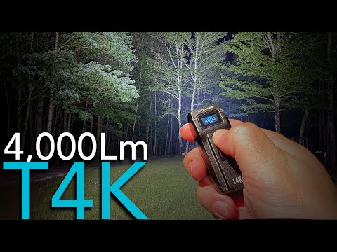 T SERIJOS BIRŠINYS 4000LUMMENS/T4K NITECORE video