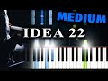 Gibran Alcocer - Idea 22 - Piano Tutorial (MEDIUM)