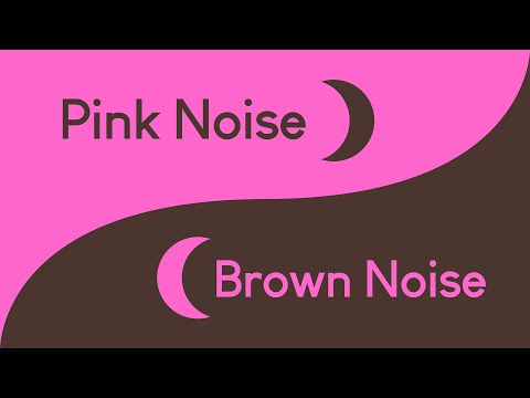 Pink Noise & Brown Noise Black Screen | 10 Hour Sleep Sounds