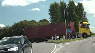 Car ride Køre ud i sommerlandene. Aars – Gjerlev J UHD/4K /HDR Video 02