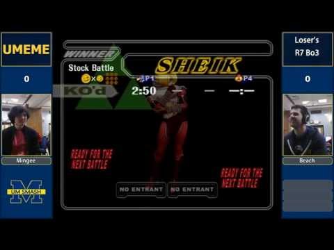 UMeMe 40 - Beach (Sheik) vs Mingee (Falco) - LR7