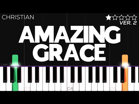 Amazing Grace | EASY Piano Tutorial