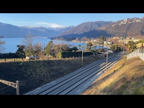 I grandi treni della Svizzera tra Chiasso e Lugano. Riprese effettuate a gennaio/aprile 2022