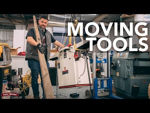 Part of a video titled 7 Ways to Move Heavy Tools and Equipment - YouTube