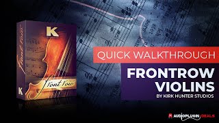 Video thumbnail for Front Row Violins by Kirk Hunter Studios - Quick Walkthrough by Audio Plugin Deals
