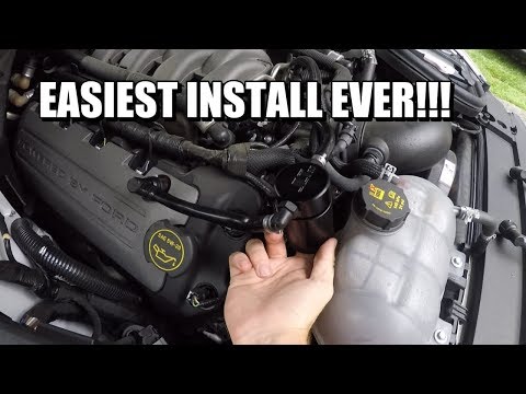 2015-18 Mustang GT JLT Catch Can/ Oil Separator INSTALL