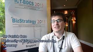Mr. Patrick Cato at ICT-BDCS Conference 2015 by GSTF