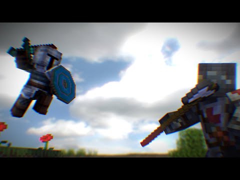 Battle of the Knights (Minecraft fight animation)