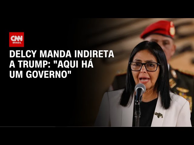Delcy Rodríguez reafirma que seu governo é quem “manda na Venezuela” | BASTIDORES CNN