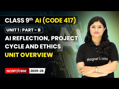 AI Reflection Project Cycle and Ethics Unit Overview Class 9 AI Unit 1 CODE 417 Part B