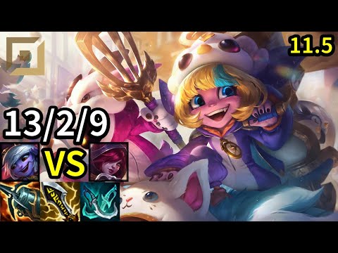 Tristana ADC vs Xayah - KR Master | Patch 11.5