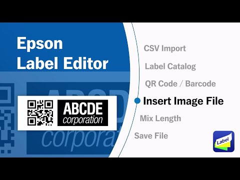 Label Editor : 이미지 파일 삽입하기