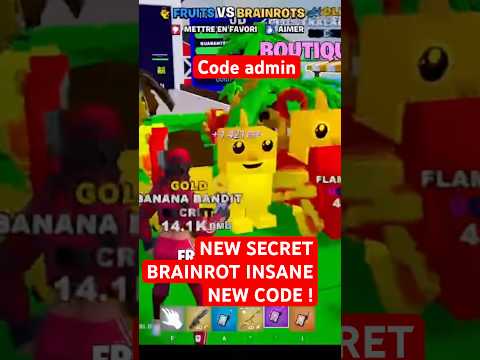 FRUITS VS BRAINROTS MAP FORTNITE CREATIVE pandvil NEW SECRET CODE GUARANTEED SECRET BRAINROT #shorts