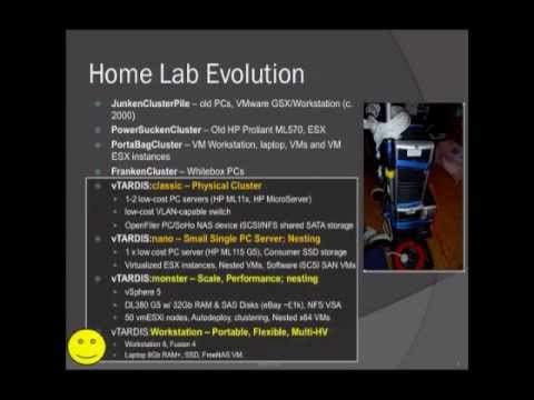 vTardis Nested vSphere Lab - #NotSupported with Simon Gallagher - VMworld 2012 Tech Talks