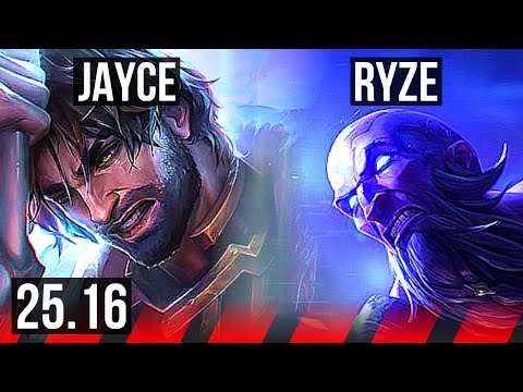 JAYCE vs RYZE (TOP) | KR Master | 25.16