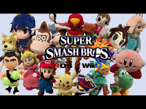 Super Smash Bros 4 Wii U and 3DS Intro Plush REMAKE
