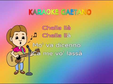 Renato Carosone   Chella lla' karaoke con coro