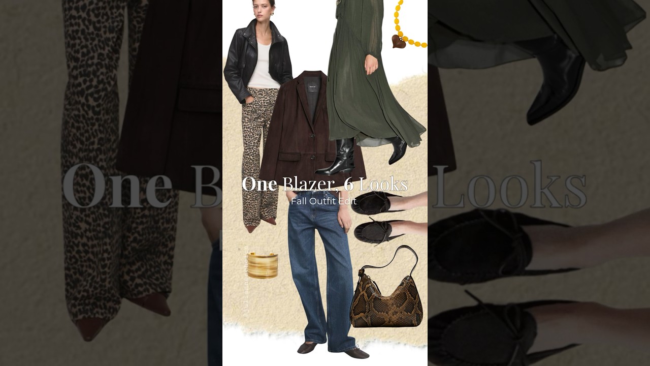 One Suede Blazer, 6 Chic Outfits | Fall 2025 Styling Ideas