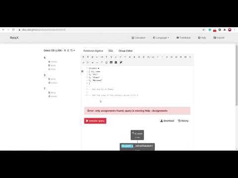Relational Algebra Project Pi Operator Implementation {قواعد بيانات بالعربى}