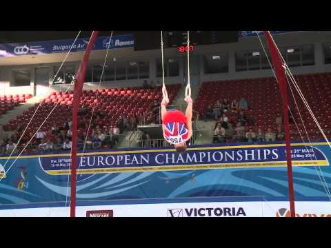 Nile Wilson - Rings - Team Event - Junior Euros 2014