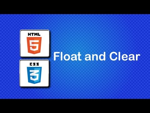 HTML5 and CSS3 Beginner Tutorial 21 - Float and Clear