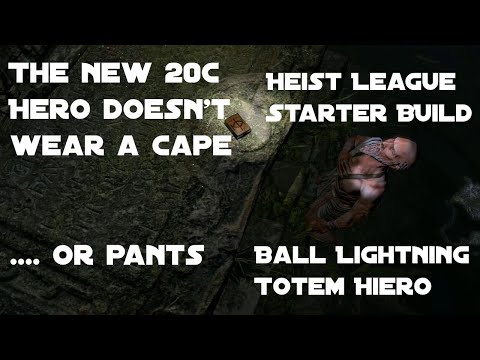 My NEW 20c Build - Heist Edition Part One (Leveling Guide)