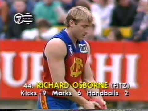 1989 Round 18 Fitzroy Vs Melbourne at Princes Park  35 mins Channel 7  In part 3rd quarter  Saturday