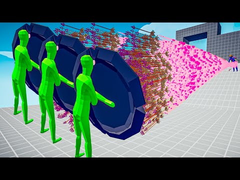 ZOMBIES REFLECT SHIELDS vs 3x EVERY GOD | TABS - Totally Accurate Battle Simulator